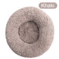 Soft Winter Warm Long Plush Donut Pet Bed